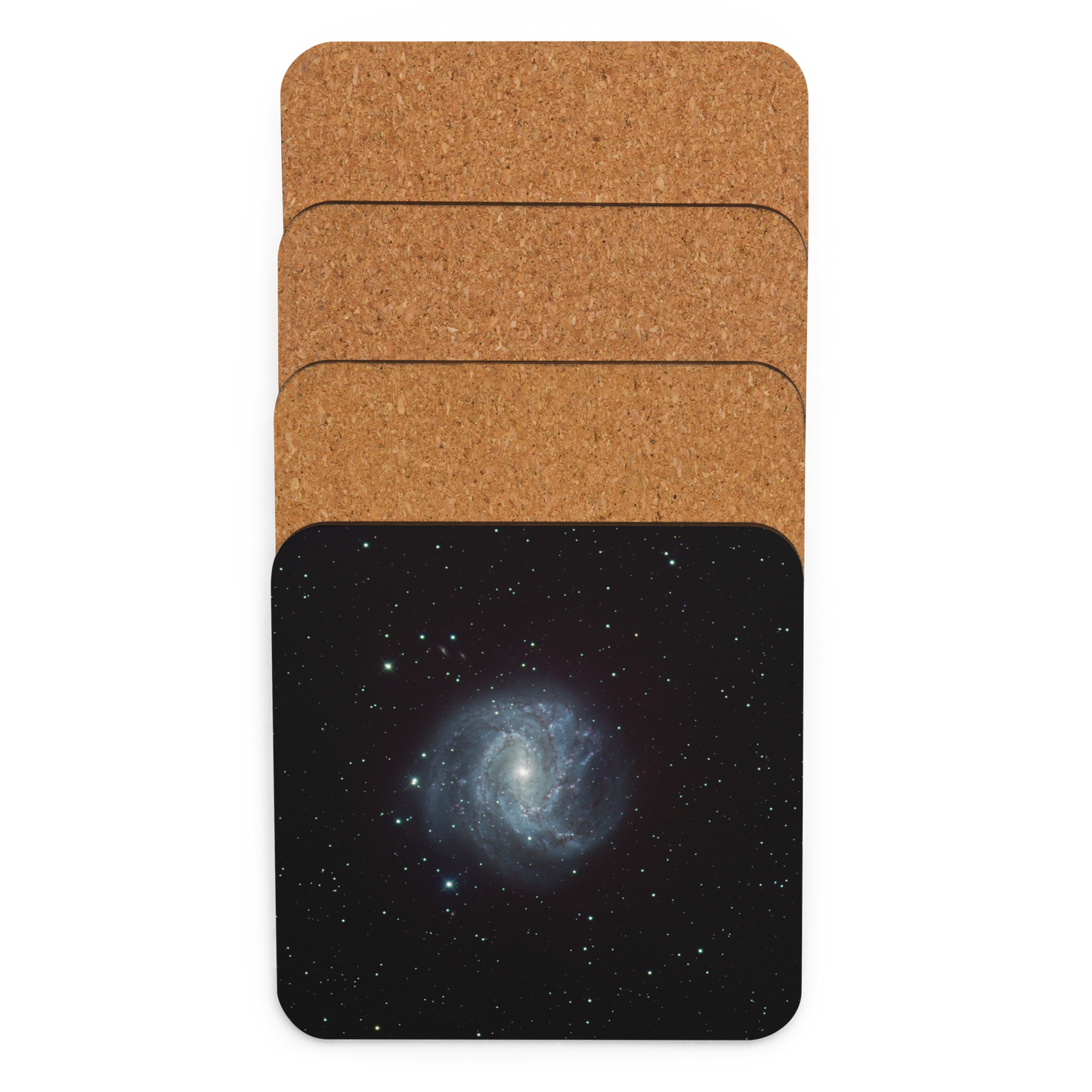 Southern Pinwheel Galaxy Coaster: Spin Your Drink with the Cosmos