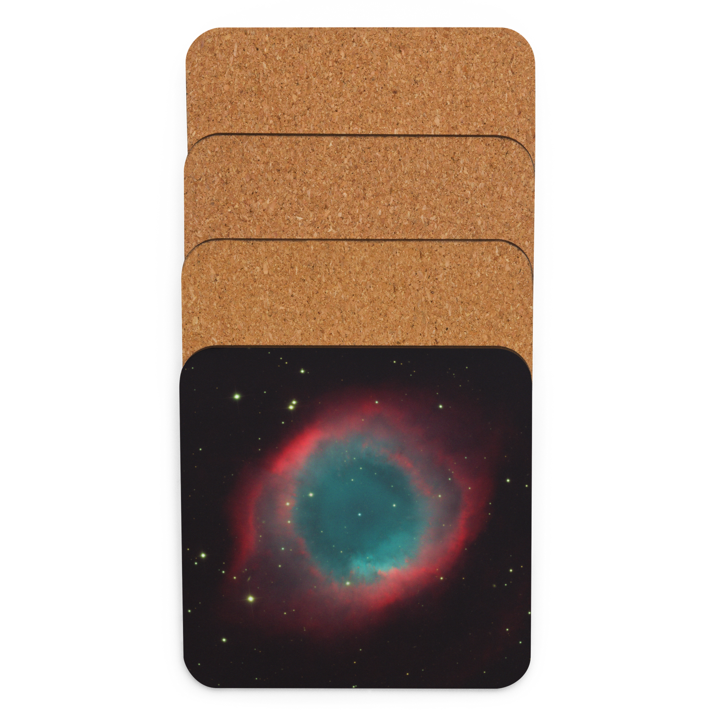 The Cosmic Eye Coaster, a Helix Nebula Space Drink Coaster