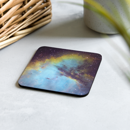 Pacman Nebula Gobbling Up Space Pellets – Astronomy Drink Coaster