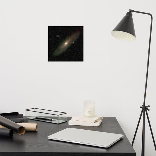 Andromeda Galaxy Matte Poster - Explore the Cosmos from Your Walls