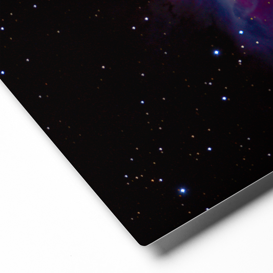 Orion Nebula, Messier 42, Astrophotography, Glossy Metal 12"x12" Print