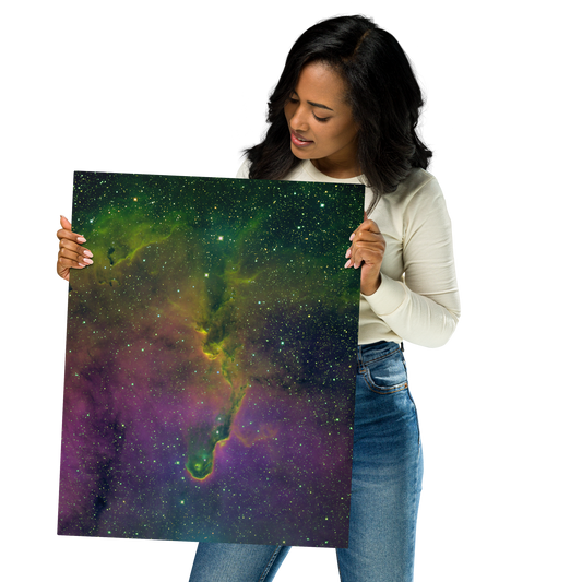 Interstellar Raindrop in Space Soup - Elephant Trunk Nebula Metal Print