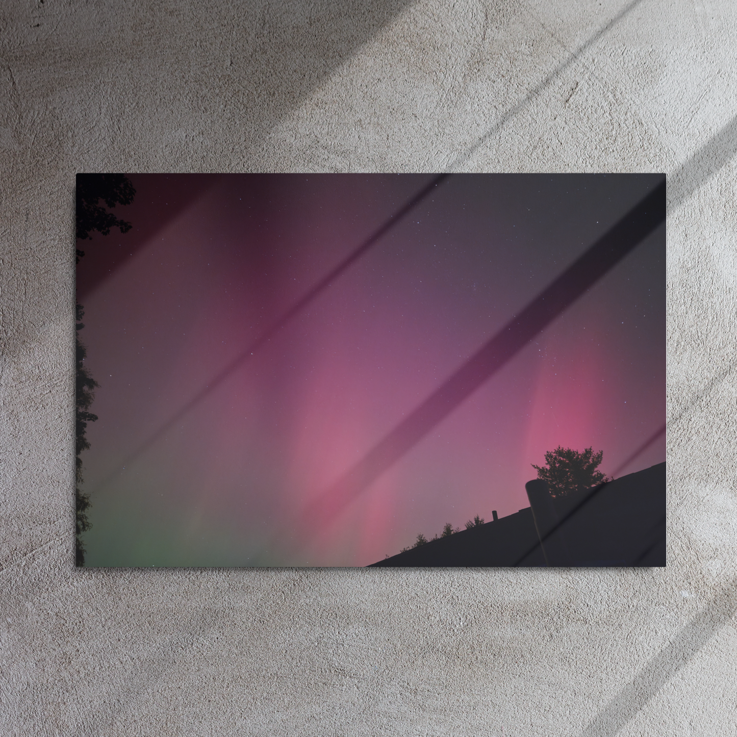 Northern Lights Metal Print - Aurora Borealis in Vivid Detail