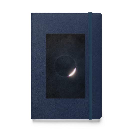 2024 Solar Eclipse Diamond Ring Hardcover Bound Notebook Journal