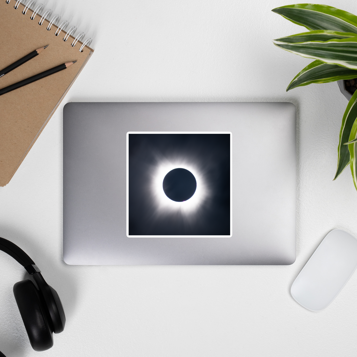 2024 Solar Eclipse Totality Stickers - Durable Vinyl Stickers to Capture the Total Solar Eclipse Anywhere ππ