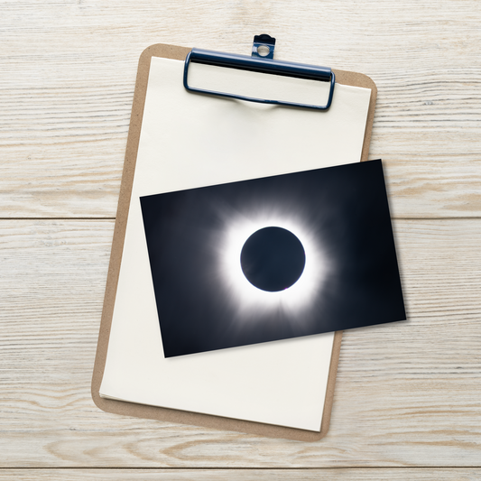 2024 Solar Eclipse Totality Postcard - Send Cosmic Greetings 🌞🌑