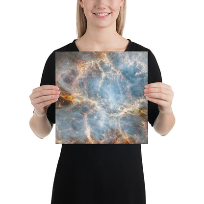 Crab Nebula from JWST Printed on Canvas in Galactic Sizes