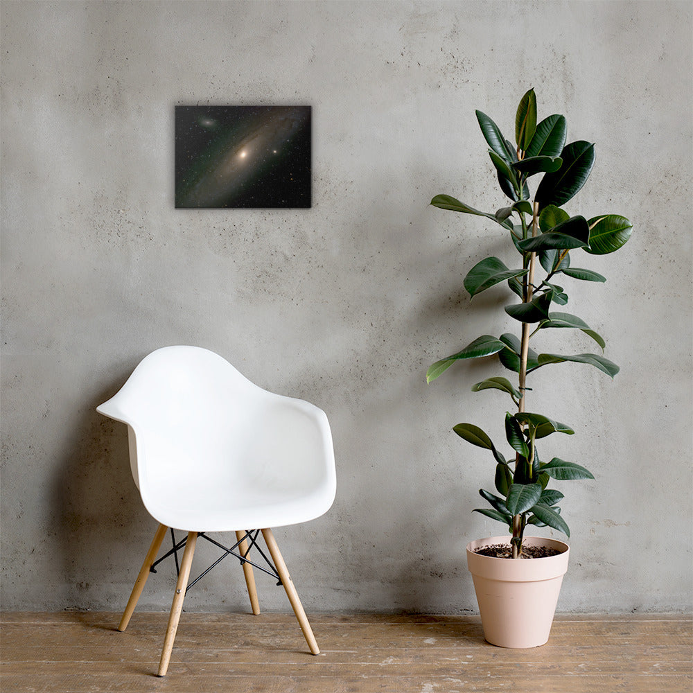 Andromeda Galaxy Canvas Art Print - A Cosmic Masterpiece for Your Walls