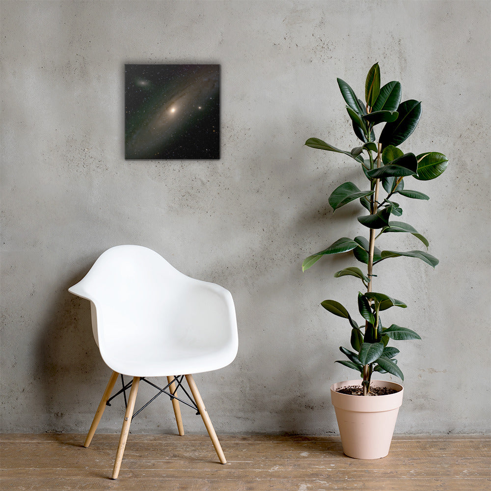 Andromeda Galaxy Canvas Art Print - A Cosmic Masterpiece for Your Walls