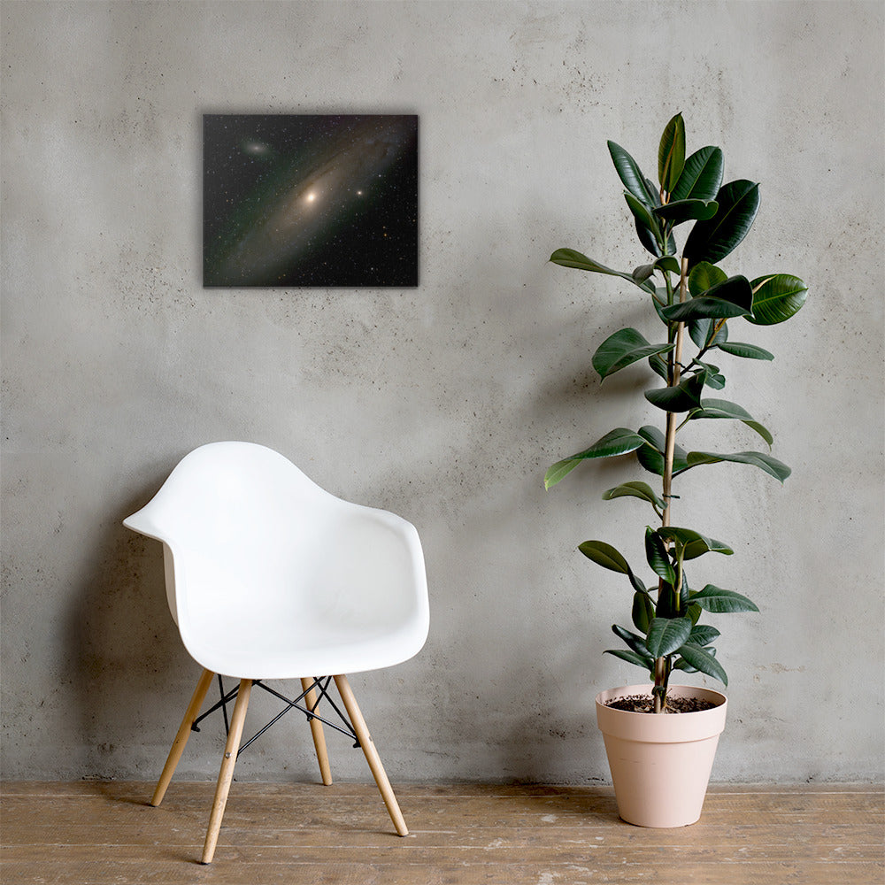 Andromeda Galaxy Canvas Art Print - A Cosmic Masterpiece for Your Walls