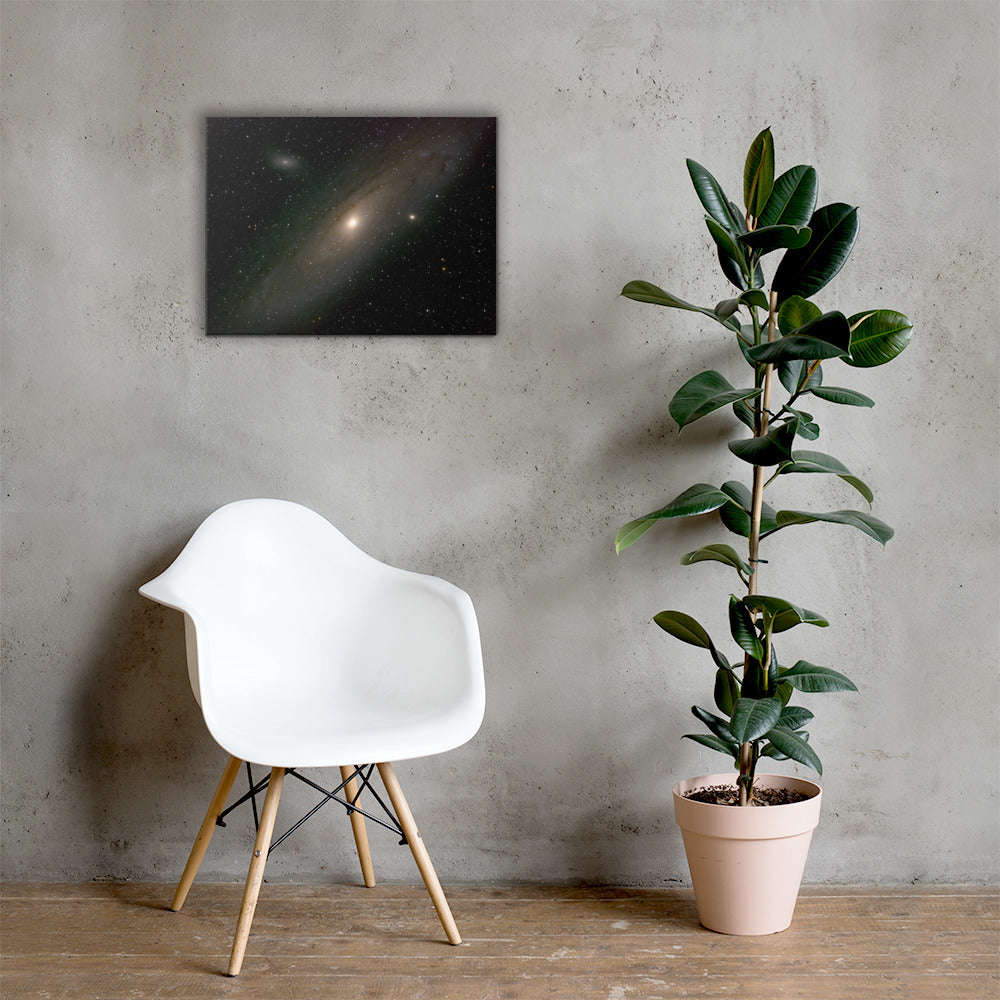 Andromeda Galaxy Canvas Art Print - A Cosmic Masterpiece for Your Walls