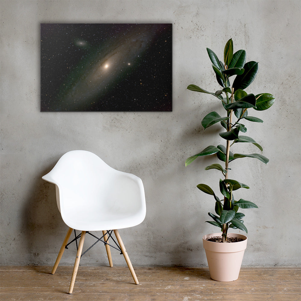 Andromeda Galaxy Canvas Art Print - A Cosmic Masterpiece for Your Walls