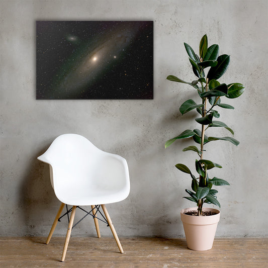 Andromeda Galaxy Canvas Art Print - A Cosmic Masterpiece for Your Walls