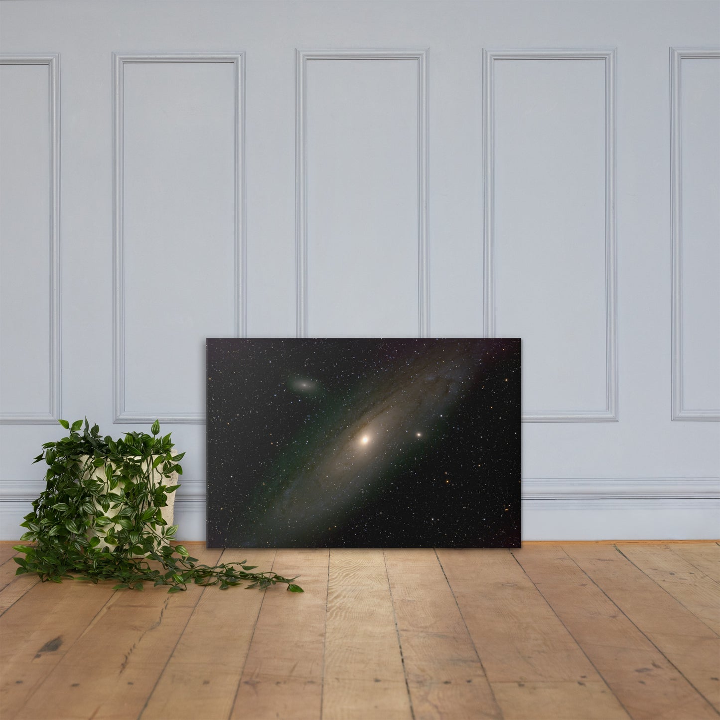 Andromeda Galaxy Canvas Art Print - A Cosmic Masterpiece for Your Walls