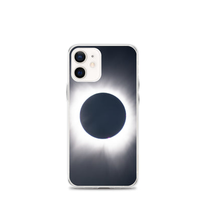 iPhone Clear Phone Case of 2024 Solar Eclipse Totality - Protect Your iPhone with Celestial Elegance 🌞🌑