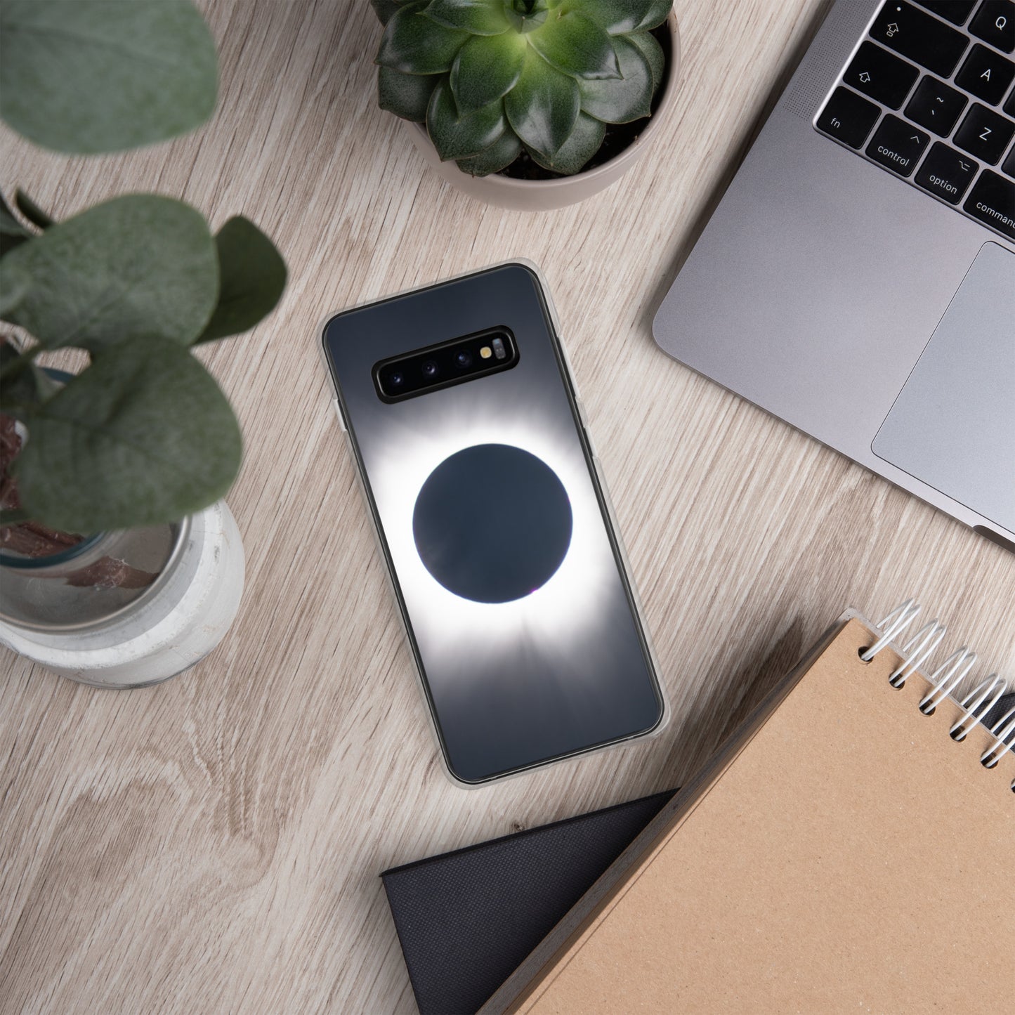 Samsung Phone Case of 2024 Solar Eclipse Totality - Protect Your Samsung Phone with Celestial TOTALITY! 🌞