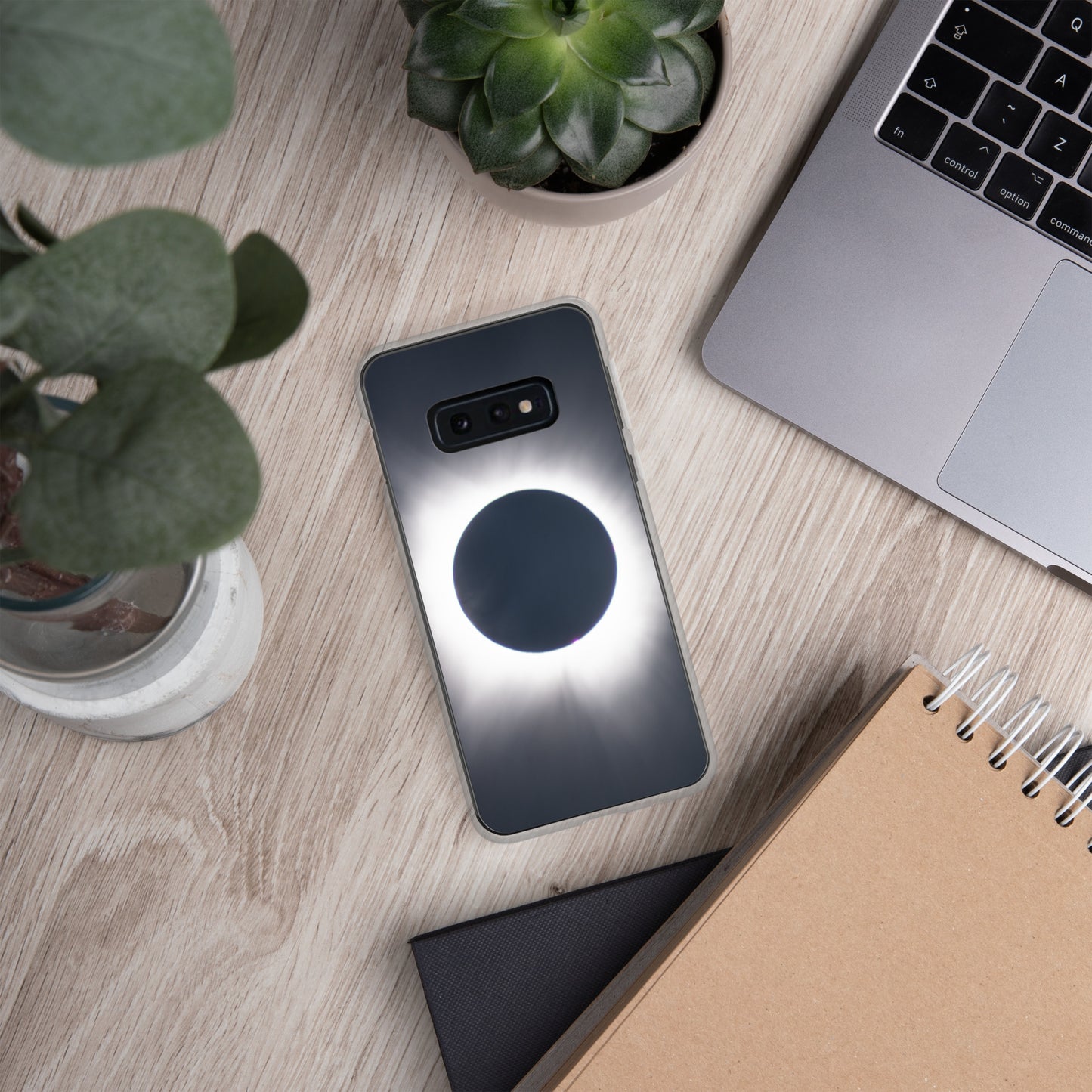 Samsung Phone Case of 2024 Solar Eclipse Totality - Protect Your Samsung Phone with Celestial TOTALITY! 🌞