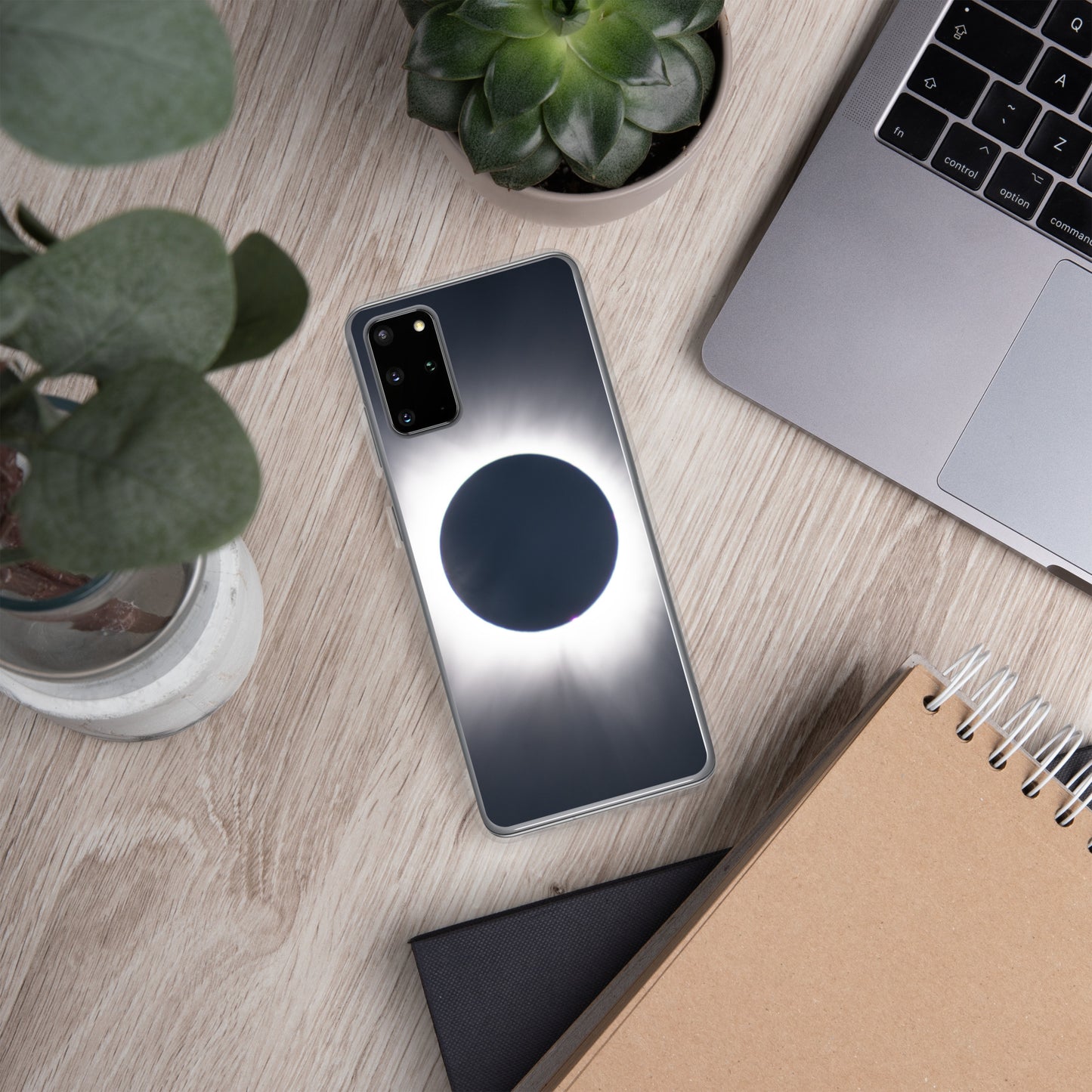 Samsung Phone Case of 2024 Solar Eclipse Totality - Protect Your Samsung Phone with Celestial TOTALITY! 🌞