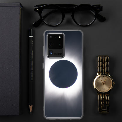 Samsung Phone Case of 2024 Solar Eclipse Totality - Protect Your Samsung Phone with Celestial TOTALITY! 🌞
