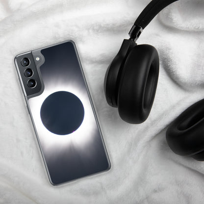 Samsung Phone Case of 2024 Solar Eclipse Totality - Protect Your Samsung Phone with Celestial TOTALITY! 🌞