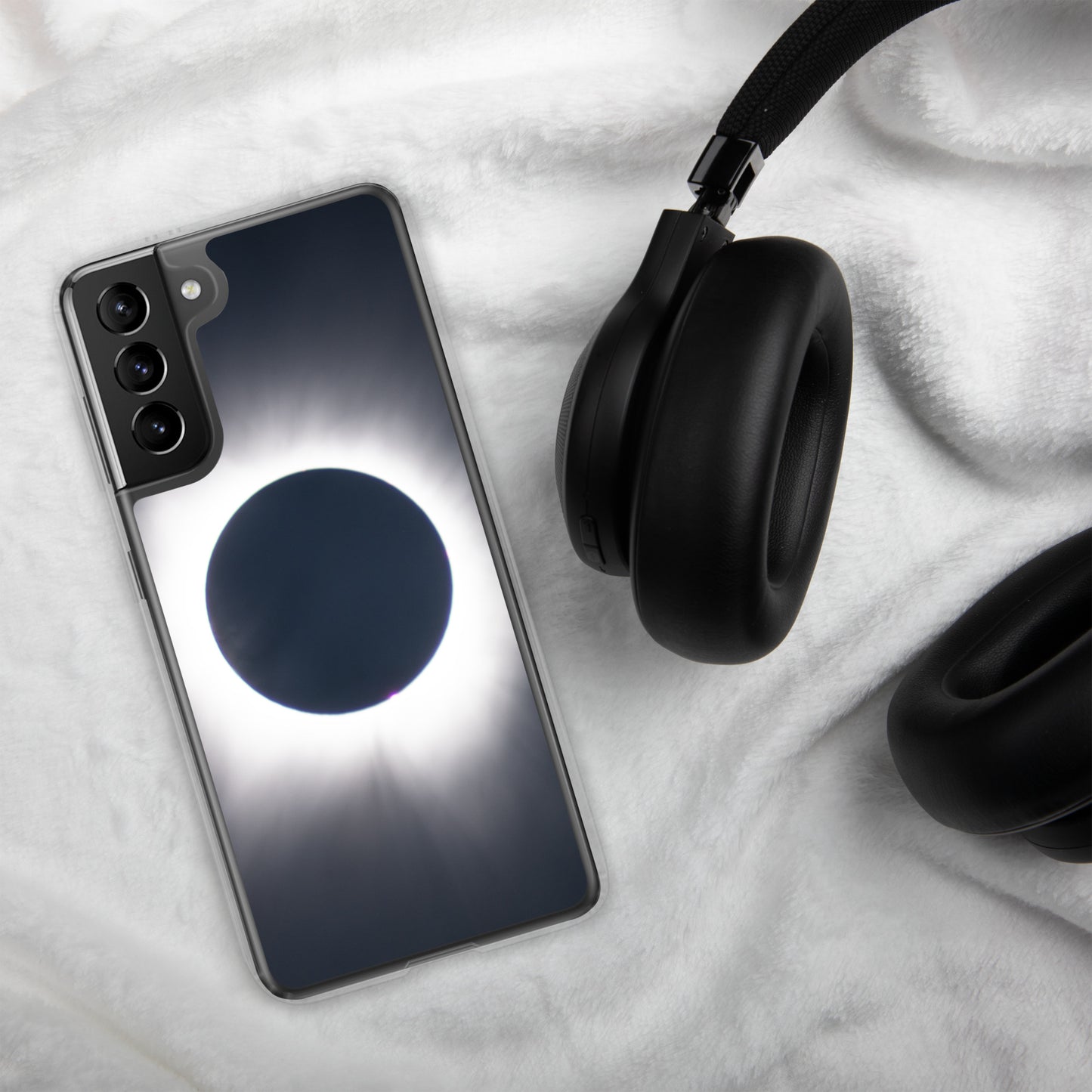 Samsung Phone Case of 2024 Solar Eclipse Totality - Protect Your Samsung Phone with Celestial TOTALITY! 🌞