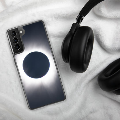 Samsung Phone Case of 2024 Solar Eclipse Totality - Protect Your Samsung Phone with Celestial TOTALITY! 🌞
