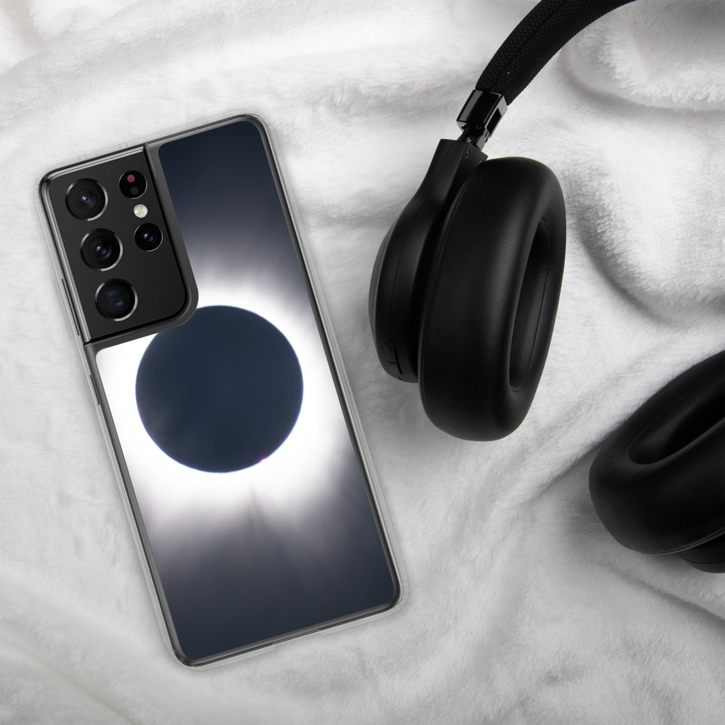 Samsung Phone Case of 2024 Solar Eclipse Totality - Protect Your Samsung Phone with Celestial TOTALITY! 🌞