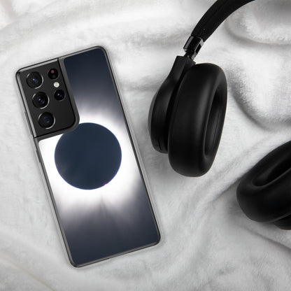 Samsung Phone Case of 2024 Solar Eclipse Totality - Protect Your Samsung Phone with Celestial TOTALITY! 🌞