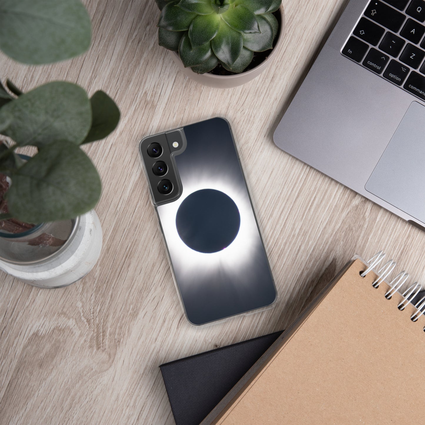 Samsung Phone Case of 2024 Solar Eclipse Totality - Protect Your Samsung Phone with Celestial TOTALITY! 🌞