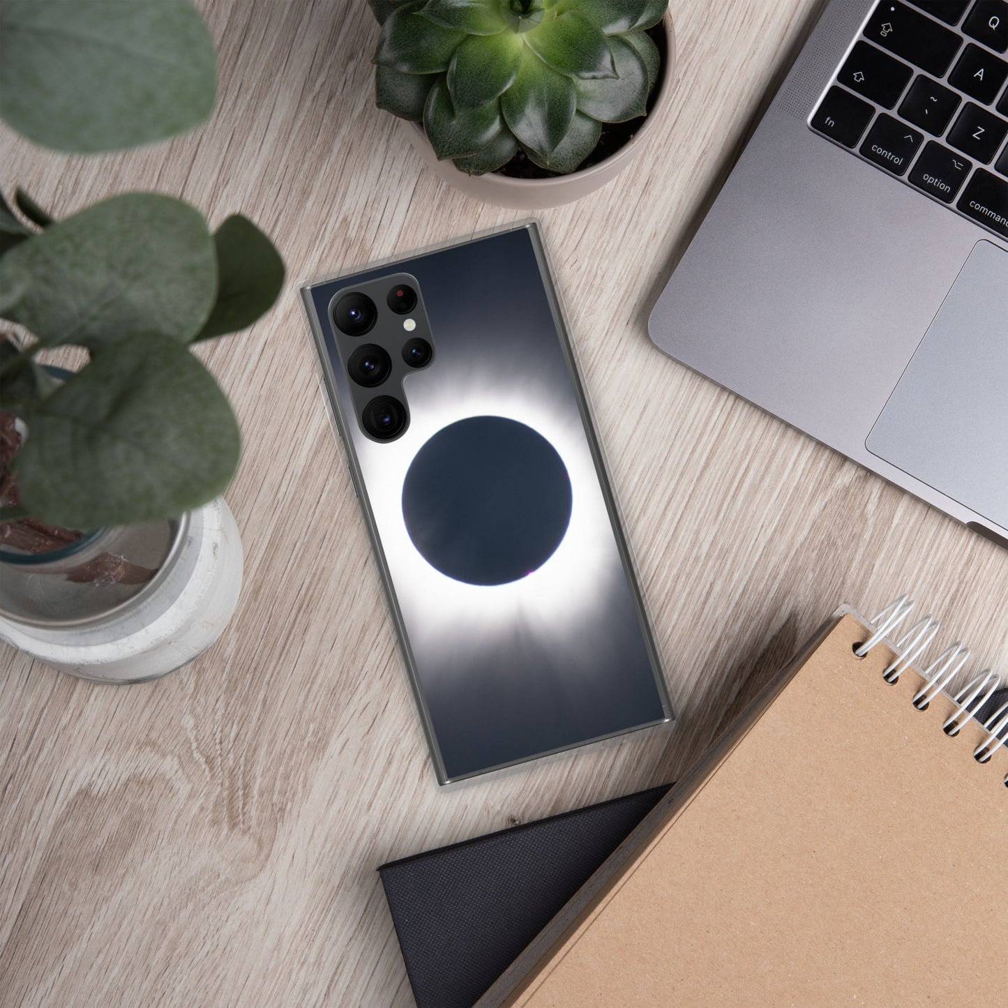 Samsung Phone Case of 2024 Solar Eclipse Totality - Protect Your Samsung Phone with Celestial TOTALITY! 🌞