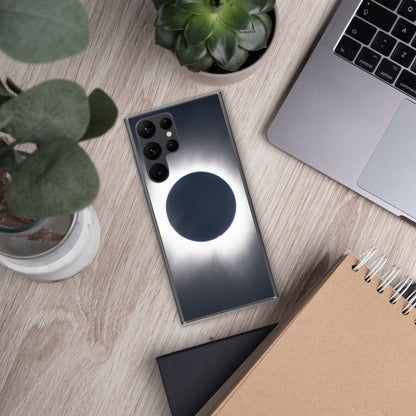 Samsung Phone Case of 2024 Solar Eclipse Totality - Protect Your Samsung Phone with Celestial TOTALITY! 🌞