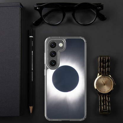 Samsung Phone Case of 2024 Solar Eclipse Totality - Protect Your Samsung Phone with Celestial TOTALITY! 🌞