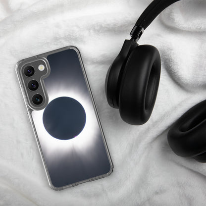 Samsung Phone Case of 2024 Solar Eclipse Totality - Protect Your Samsung Phone with Celestial TOTALITY! 🌞