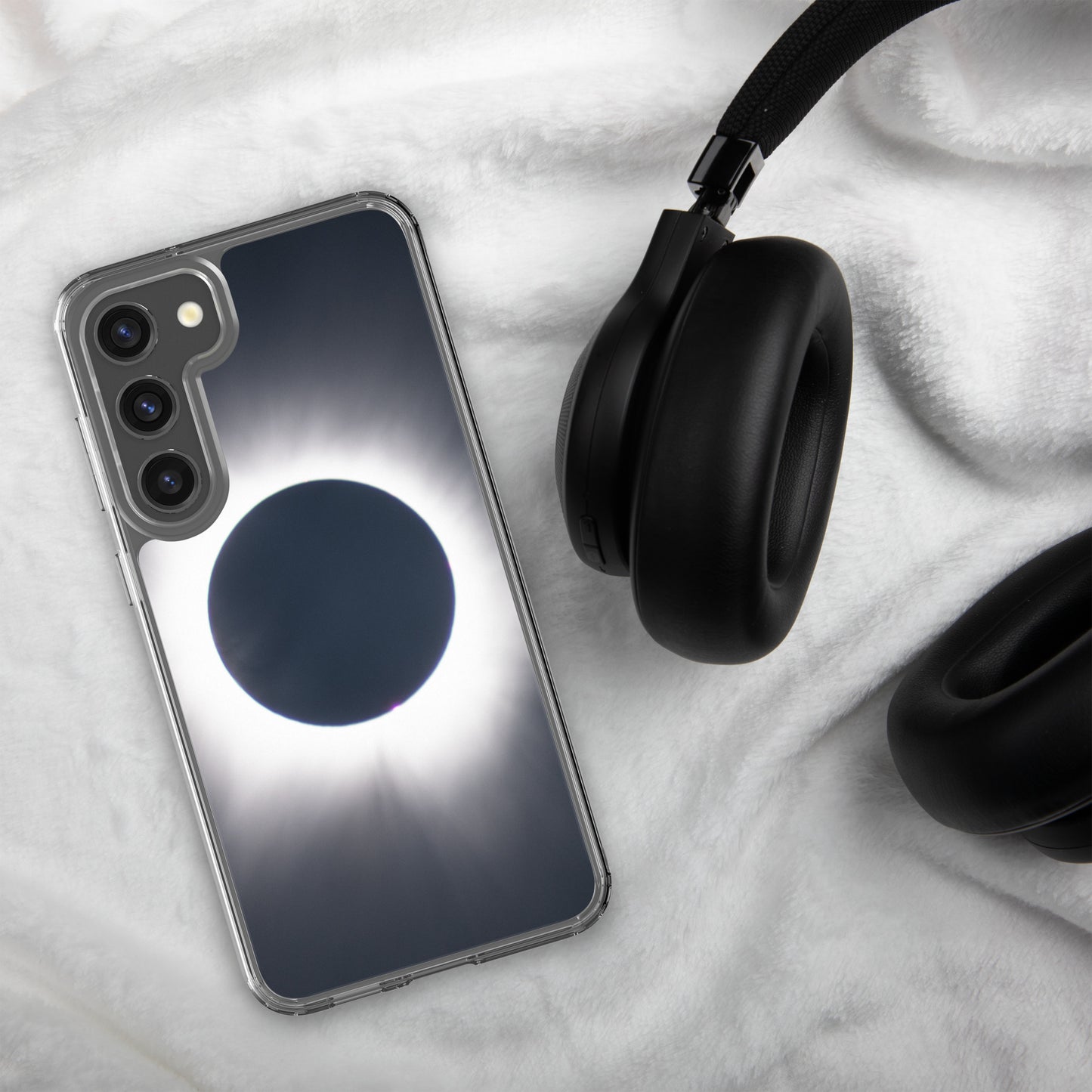 Samsung Phone Case of 2024 Solar Eclipse Totality - Protect Your Samsung Phone with Celestial TOTALITY! 🌞