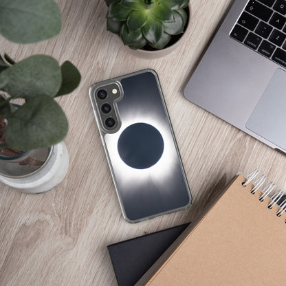 Samsung Phone Case of 2024 Solar Eclipse Totality - Protect Your Samsung Phone with Celestial TOTALITY! 🌞