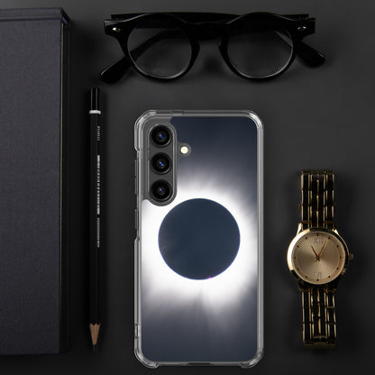 Samsung Phone Case of 2024 Solar Eclipse Totality - Protect Your Samsung Phone with Celestial TOTALITY! 🌞