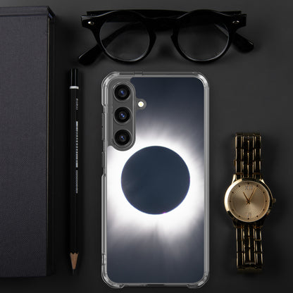 Samsung Phone Case of 2024 Solar Eclipse Totality - Protect Your Samsung Phone with Celestial TOTALITY! 🌞