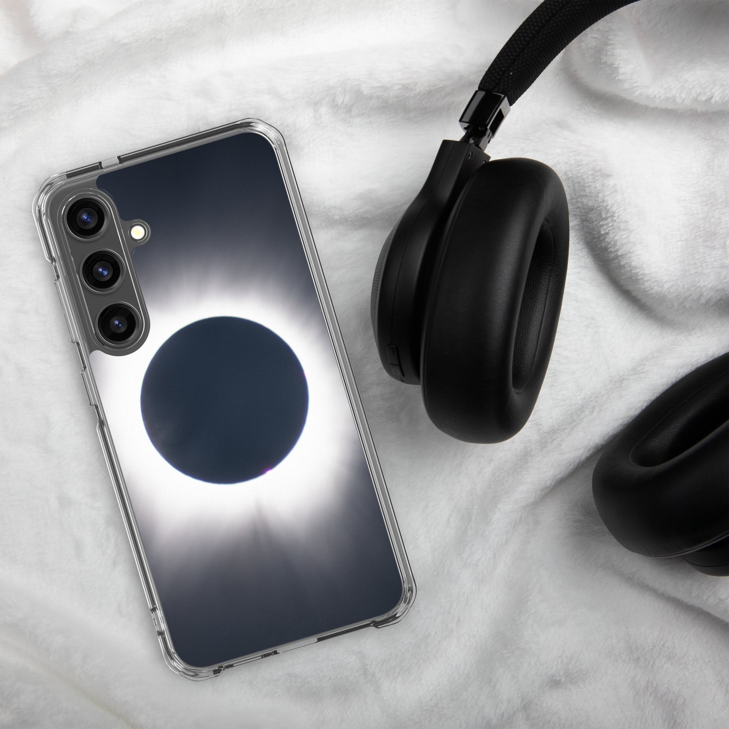 Samsung Phone Case of 2024 Solar Eclipse Totality - Protect Your Samsung Phone with Celestial TOTALITY! 🌞