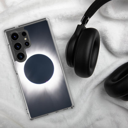 Samsung Phone Case of 2024 Solar Eclipse Totality - Protect Your Samsung Phone with Celestial TOTALITY! 🌞