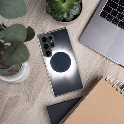 Samsung Phone Case of 2024 Solar Eclipse Totality - Protect Your Samsung Phone with Celestial TOTALITY! 🌞