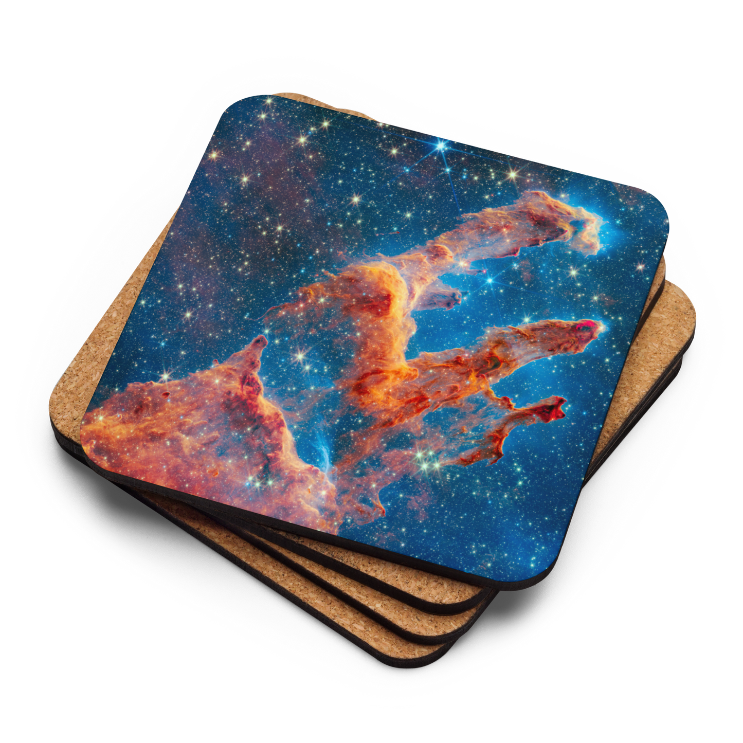 Celestial Elegance: James Webb's Pillars of Creation on Cork