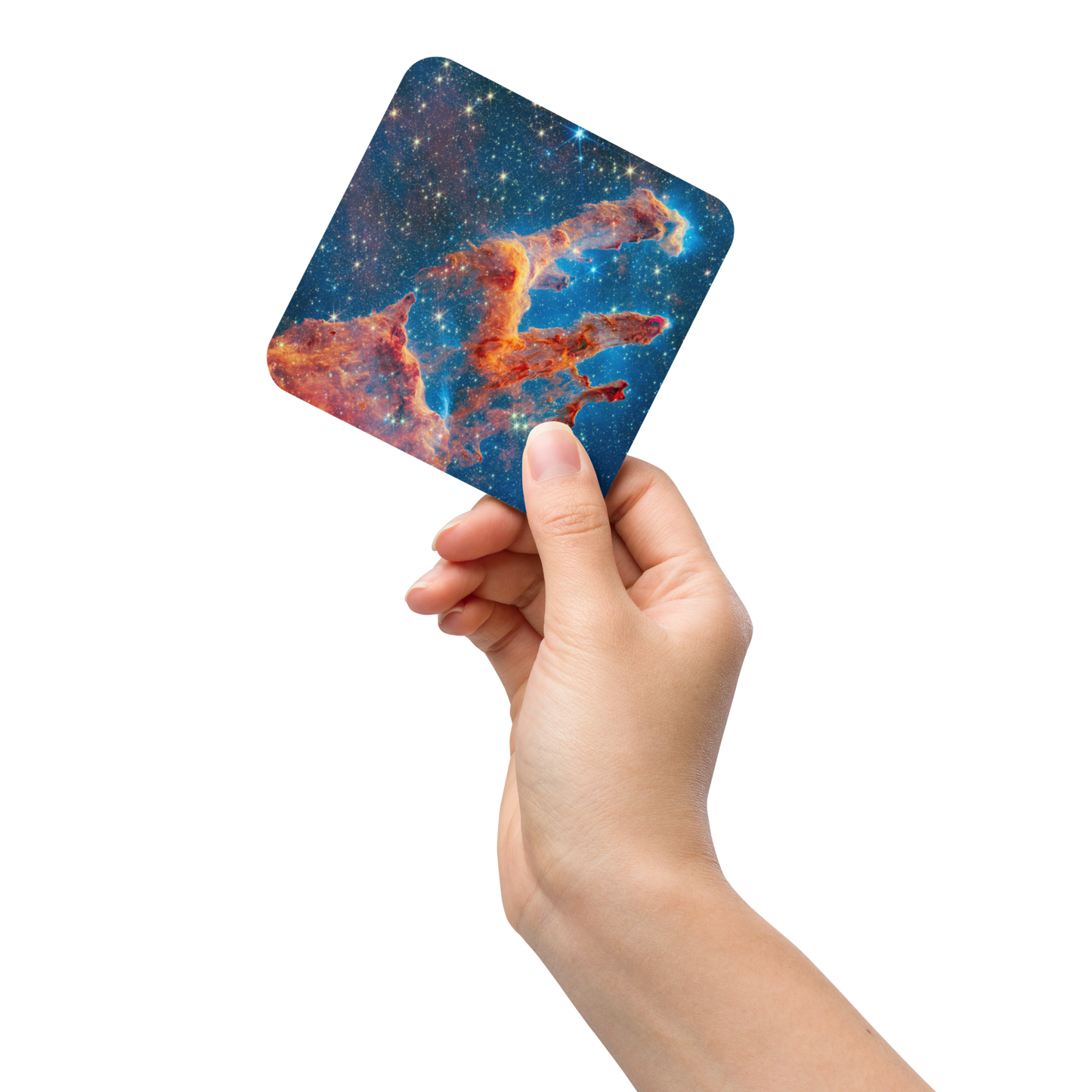 Celestial Elegance: James Webb's Pillars of Creation on Cork
