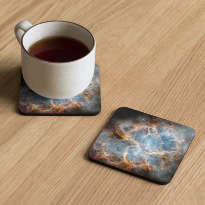 Crab Nebula from JWST Printed on a Coaster