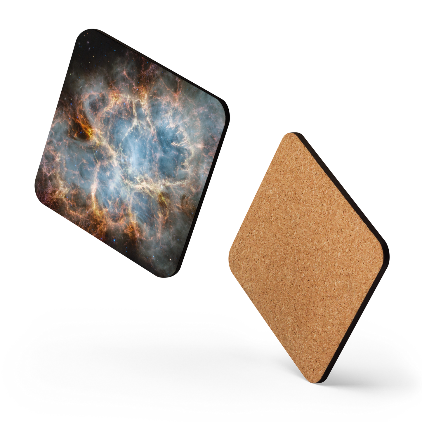 Crab Nebula from JWST Printed on a Coaster