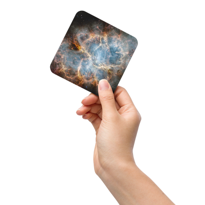 Crab Nebula from JWST Printed on a Coaster