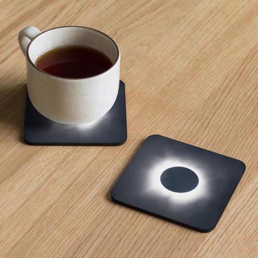 2024 Solar Eclipse Totality Coaster - Celestial Protection for Your Table 🌞🌑