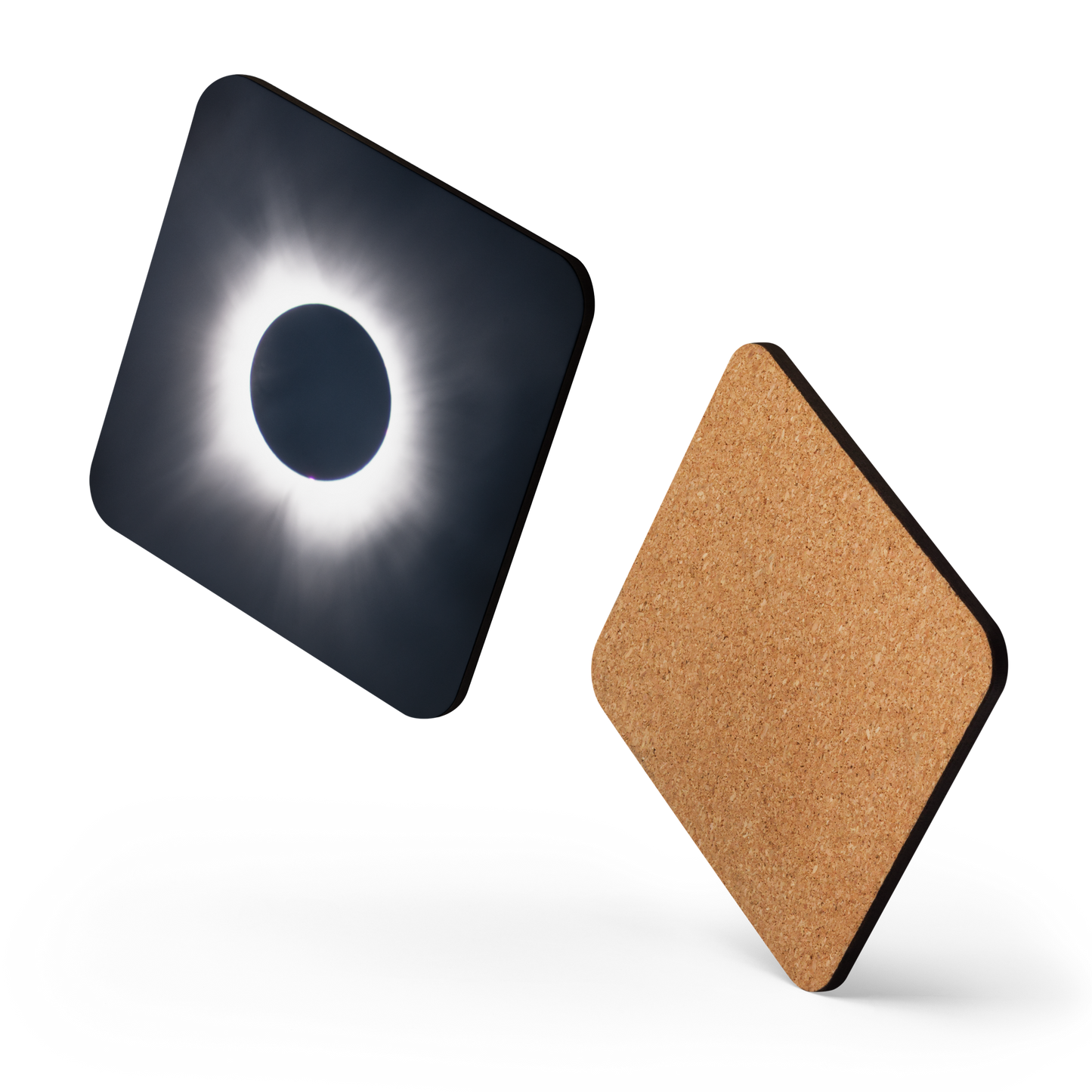2024 Solar Eclipse Totality Coaster - Celestial Protection for Your Table 🌞🌑