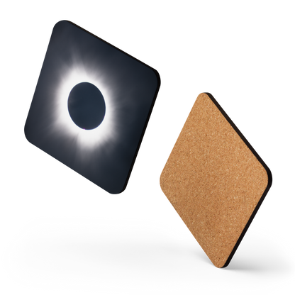 2024 Solar Eclipse Totality Coaster - Celestial Protection for Your Table 🌞🌑