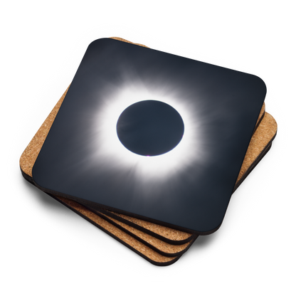 2024 Solar Eclipse Totality Coaster - Celestial Protection for Your Table 🌞🌑