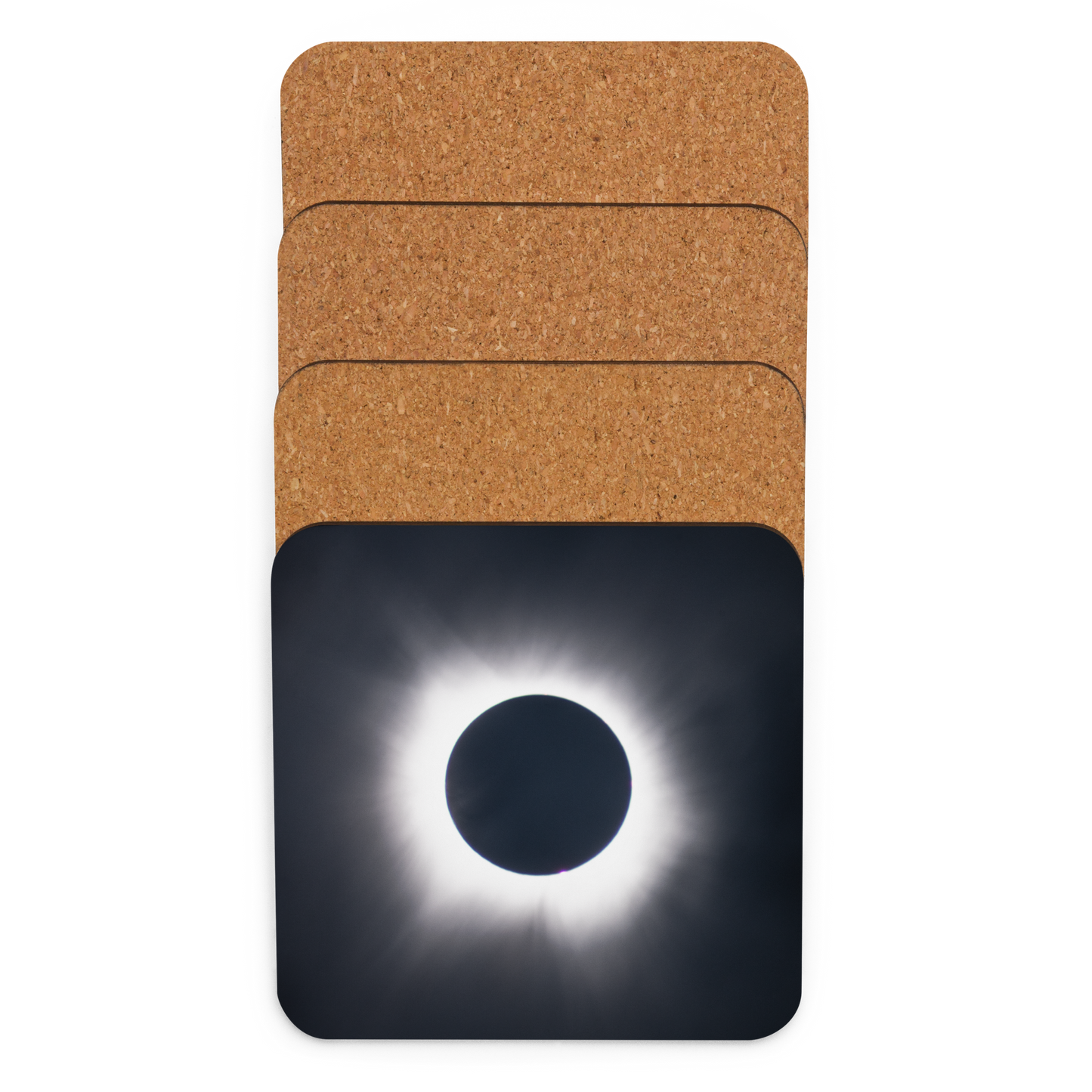 2024 Solar Eclipse Totality Coaster - Celestial Protection for Your Table 🌞🌑